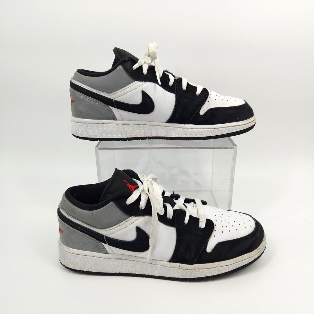 Jordan Air Jordan 1 Low Shoes Women Size 7.5 / 6Y HF3188-106 White Black